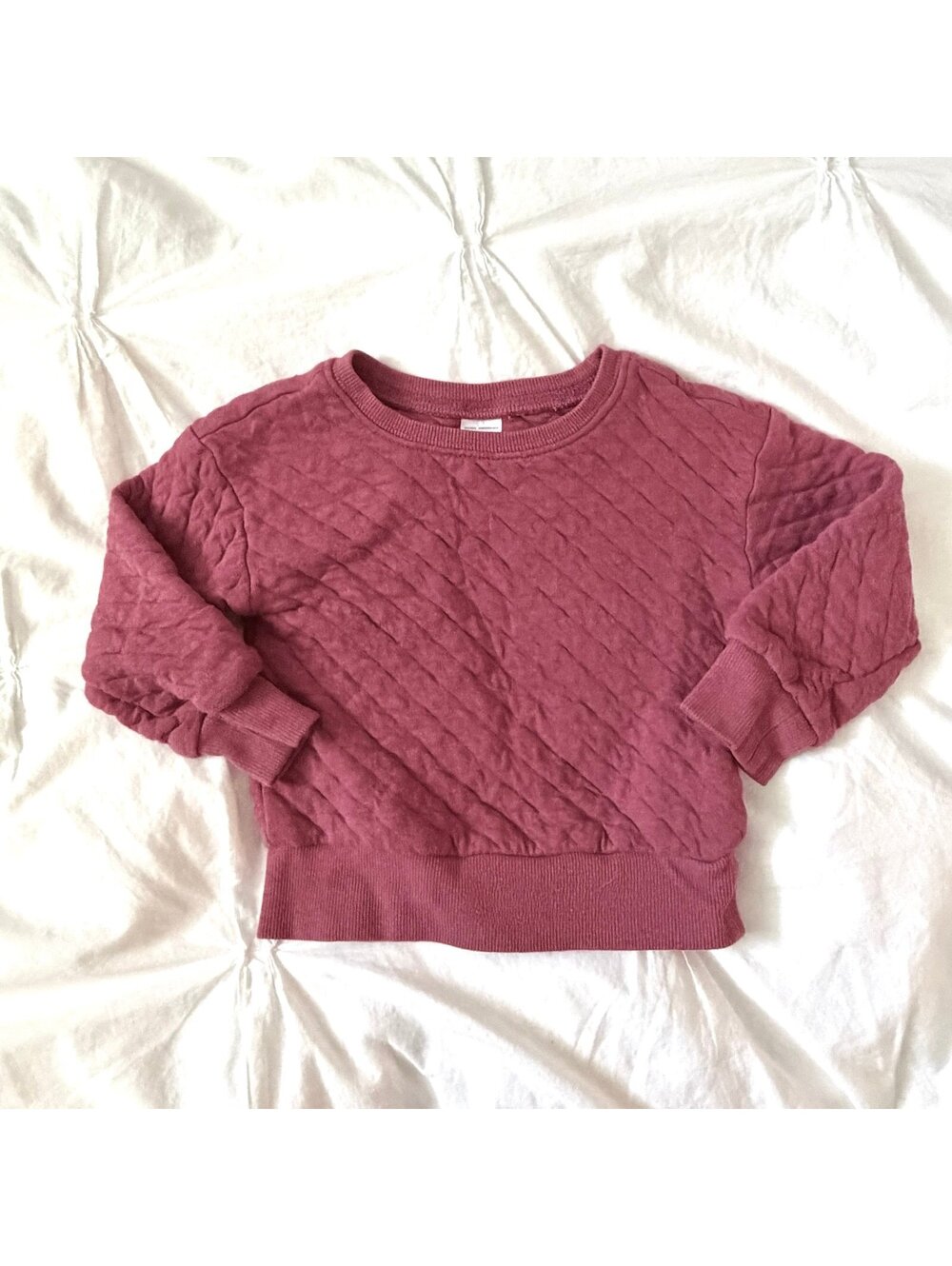 Carters Dark Pink Quilted Pullover